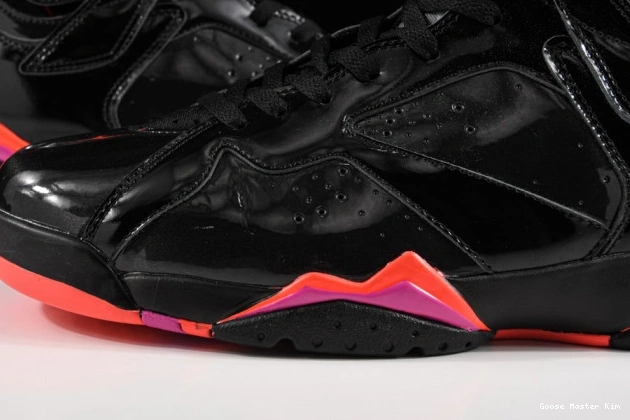 Retro 313358-006 7 Black Patent Jordan Air 0710